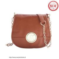 michael kors fulton pebbled logo groot bruinen crossbody zakken Store Tilburg d9kee491